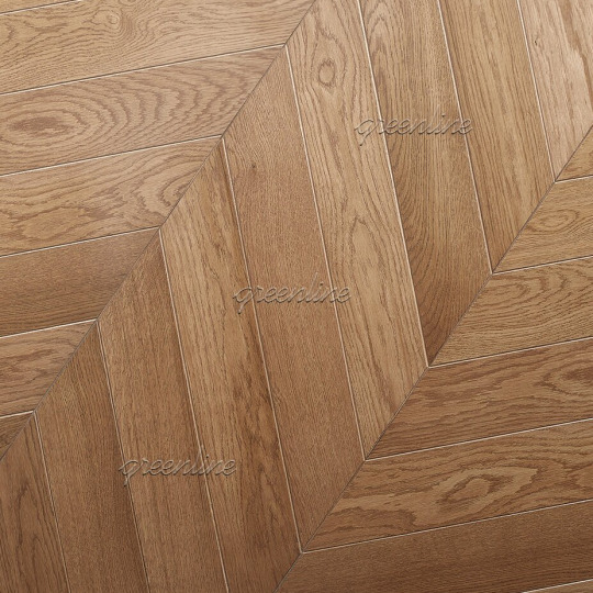 Паркет ёлка Greenline  120 Дуб Палермо французская 120 Дуб Палермо 15х125х600 - фото 1