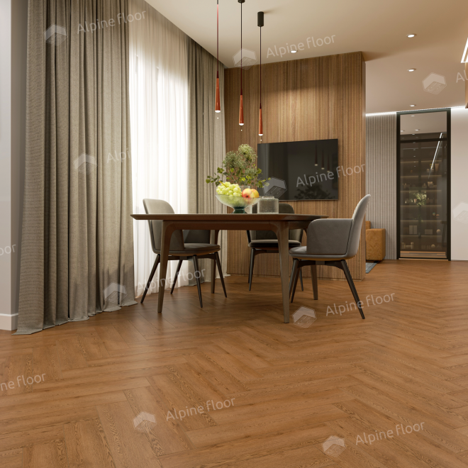 Кварц виниловый ламинат Alpine Floor Parquet Light ECO 13-32 Дуб Селена - фото 2