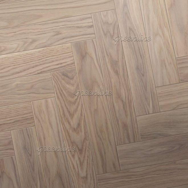 Паркет ёлка Greenline  824 Дуб Гелиос английская - фото 1