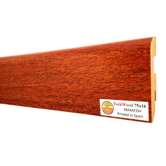 Плинтус TeckWood Цветной 100х16 Махагон (Mahogany) - фото 1