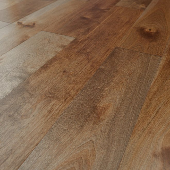 Паркетная доска Amber Wood Береза желтая Амбер (Светлый орех) Фьюжн - фото 4