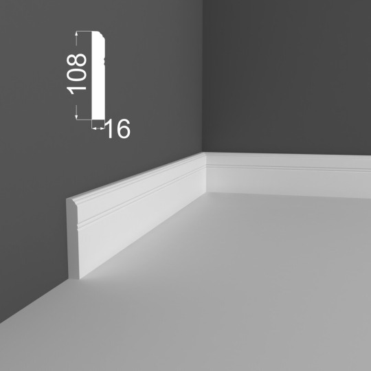 Плинтус Ликорн МДФ Грунтованный Р 7.108.16 - фото 5