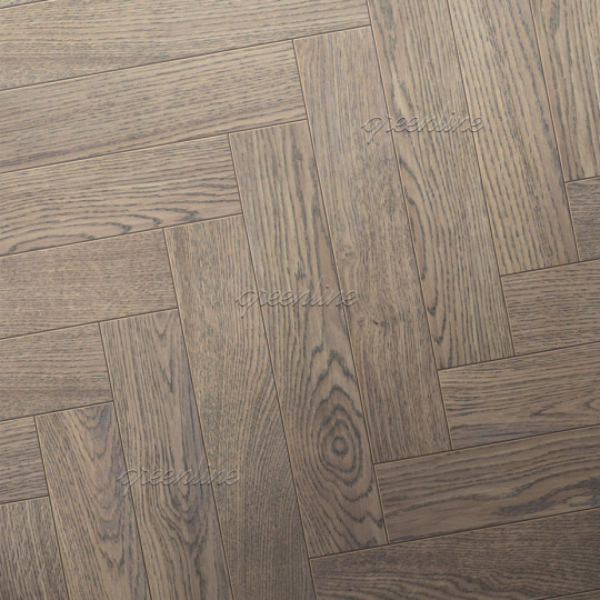 Паркет ёлка Greenline  815 Дуб Стеллар английская 815 Дуб Стеллар 15х110х600 - фото 1