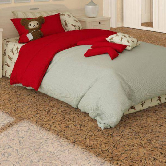 Пробковый пол Corkstyle Natural Cork Fiamma Fiamma 6x305x915 Без покрытия Клеевое - фото 4