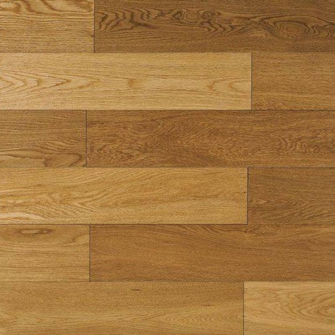 Массивная доска Amber Wood Amber Wood Дуб Натур браш масло 18х120 - фото 1