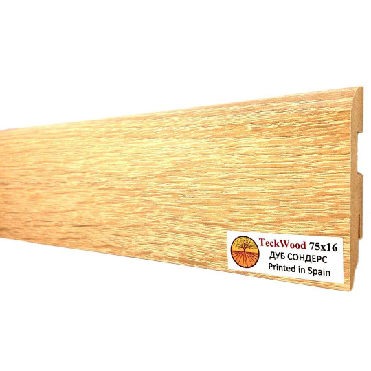 Плинтус TeckWood Цветной 100х16 Дуб Сондерс (Oak Sonders) - фото 1