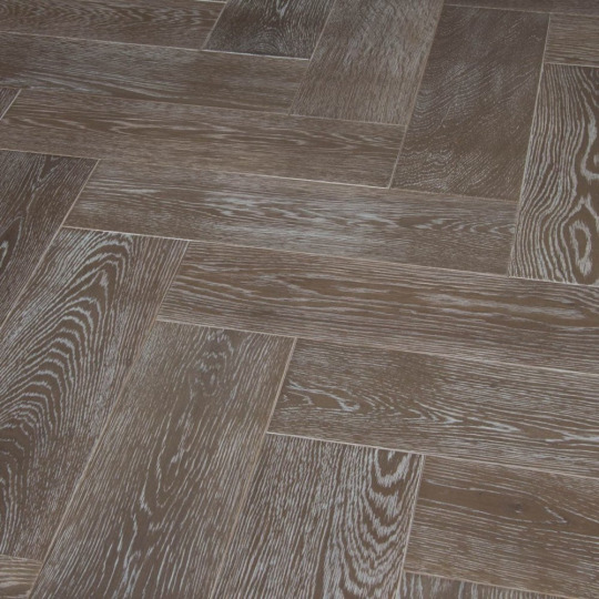 Паркет ёлка Amber Wood Дуб Коттедж - фото 2