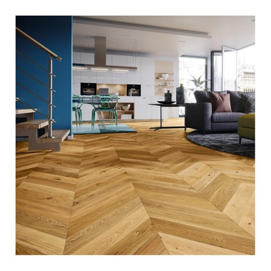 Паркет ёлка Barlinek Шеврон Дуб Freshy (Caramel) - фото 2