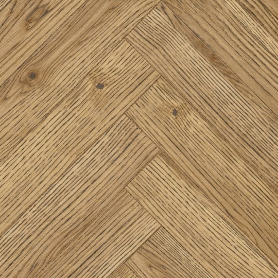 Паркет ёлка Gran Parte Венгерская ёлка 009 Табако Табако 15х150х600 - фото 1