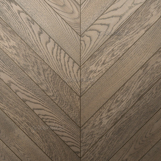 Паркет ёлка Greenline  3107 Дуб Esmeralda французская 3107 Дуб Esmeralda 15х125х600 - фото 2