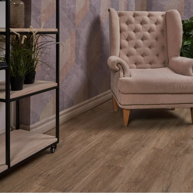 Кварц виниловый ламинат Vinilam Ceramo Wood 6151-D03 Дуб Имбирь - фото 2