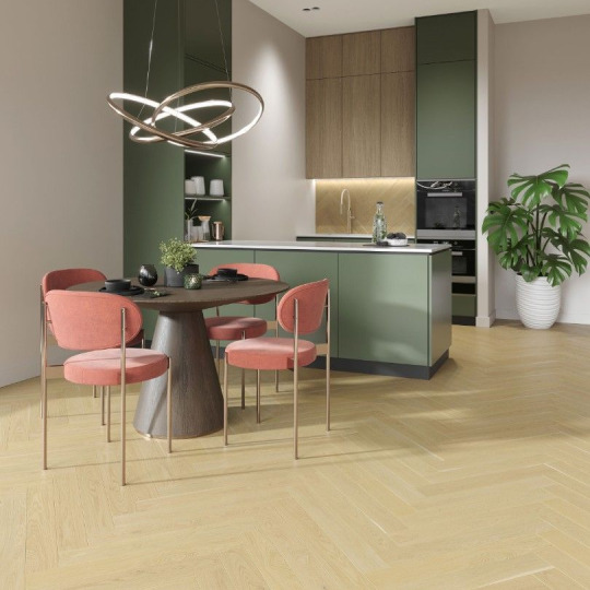 Паркет ёлка Esta Parket Chevron 15007 Oak Chevron Nordic S Dazy - фото 2