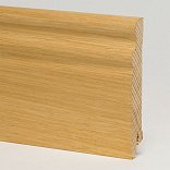 Плинтус Pedross 95x15 шпонированный - Дуб без покрытия (под тонировку) SEG 100 - 