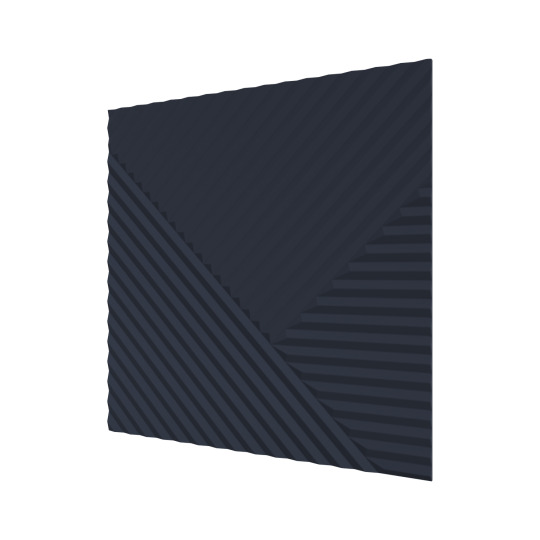Стеновые панели Ликорн Пирамида Темно-синяя - фото 1