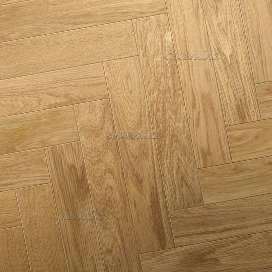 Инженерная доска Greenline Ёлка Техно 628 Дуб Кристалл - фото 1