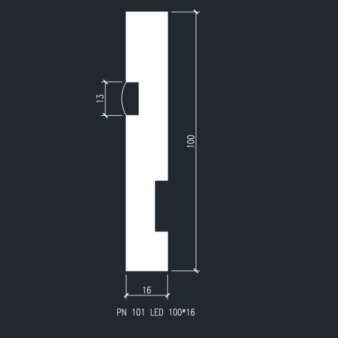 Плинтус Evrowood Evrowood PN 101 led - фото 2