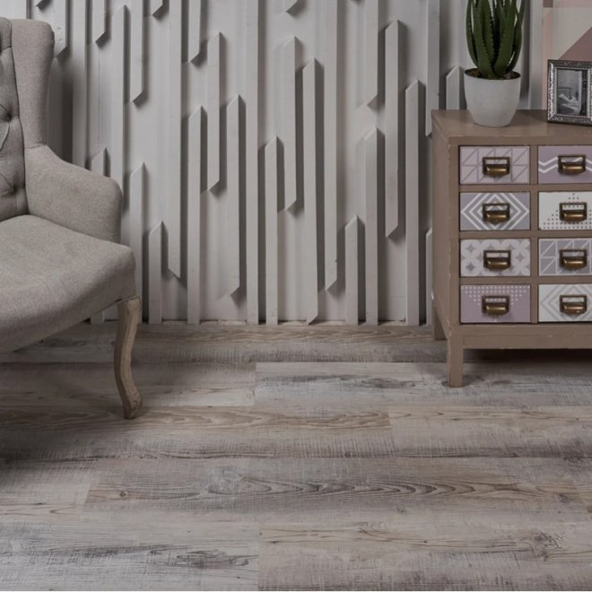 Кварц виниловый ламинат Vinilam Ceramo Wood 4949 Сосна Андер - фото 1