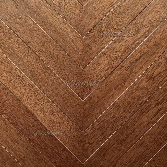 Паркет ёлка Greenline  141 Дуб Майорка французская - фото 1