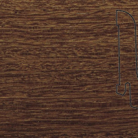 Плинтус Pedross 60х22 шпонированный - Сукупира - фото 1